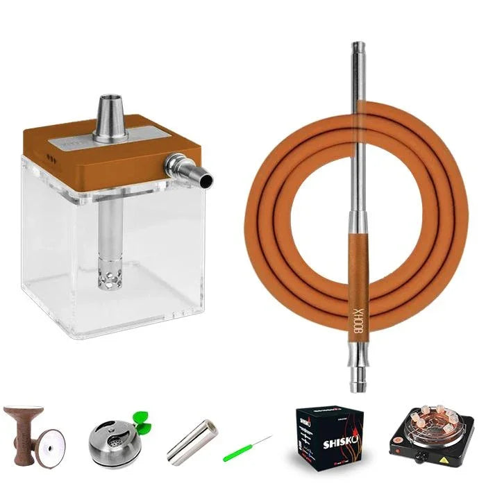 Hoob SubAtom Hookah C - Siena Orange