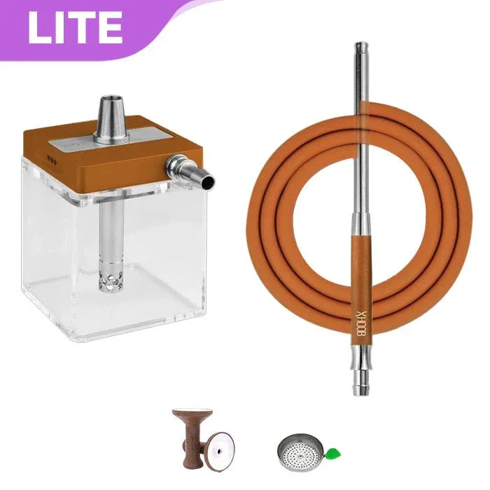 Hoob SubAtom Hookah C - Siena Orange