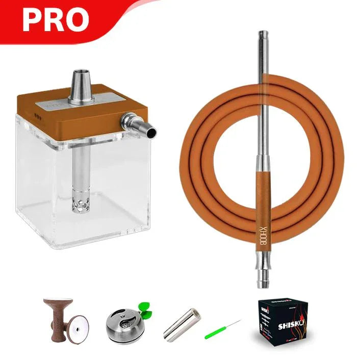 Hoob SubAtom Hookah C - Siena Orange