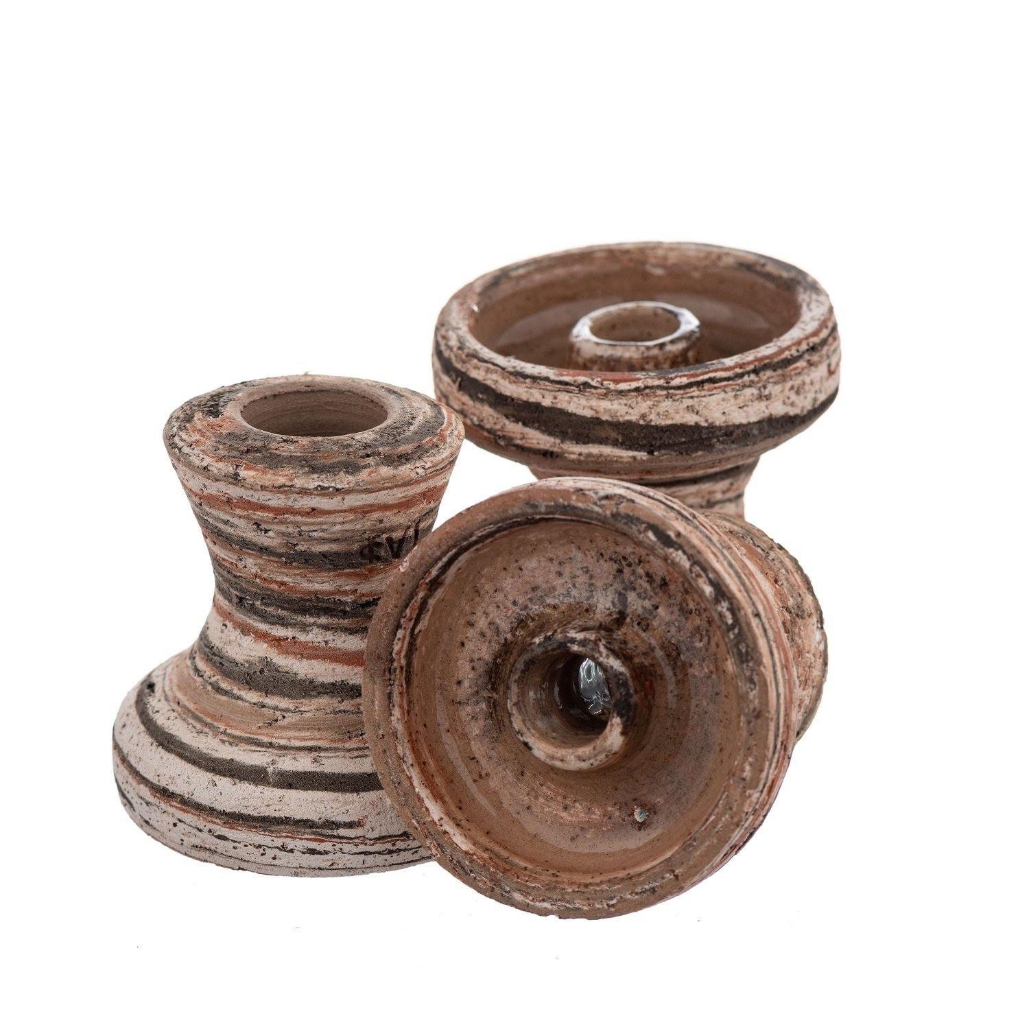 Hustla Clay Bowl One Hole with Sieve - shishagear - UK Shisha Hookah Black Friday