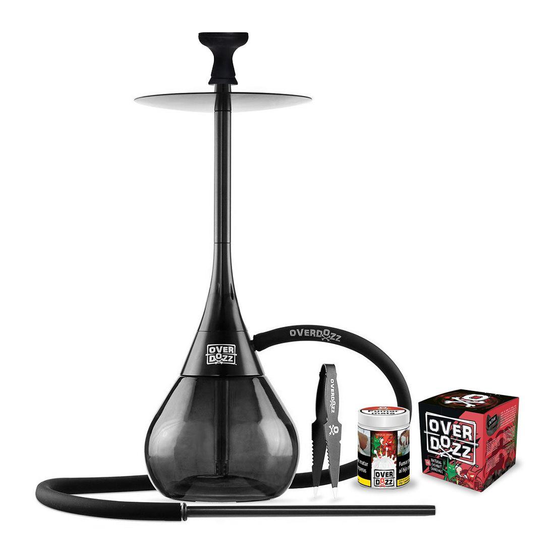 OverDozz Shisha Hookah SET - Black - Hookah Shisha - UK - black friday -  shishagear