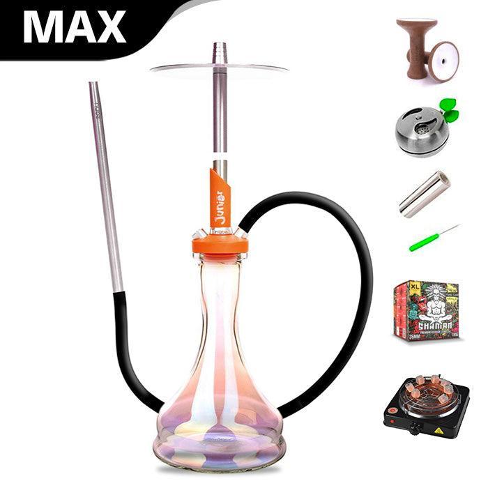Nube Unique Junior V2 Hookah - Neon Orange - shishagear - UK Shisha Hookah Black Friday