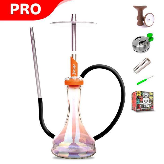 Nube Unique Junior V2 Hookah - Neon Orange - shishagear - UK Shisha Hookah Black Friday