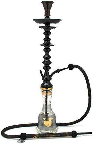 Khalil Mamoon Shareef Hookah Set - Black - shishagear - UK Shisha Hookah Black Friday