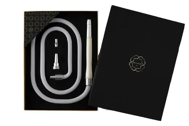 Kaloud Aeolis Argis Platinum Silicone Hose Silver - shishagear - UK