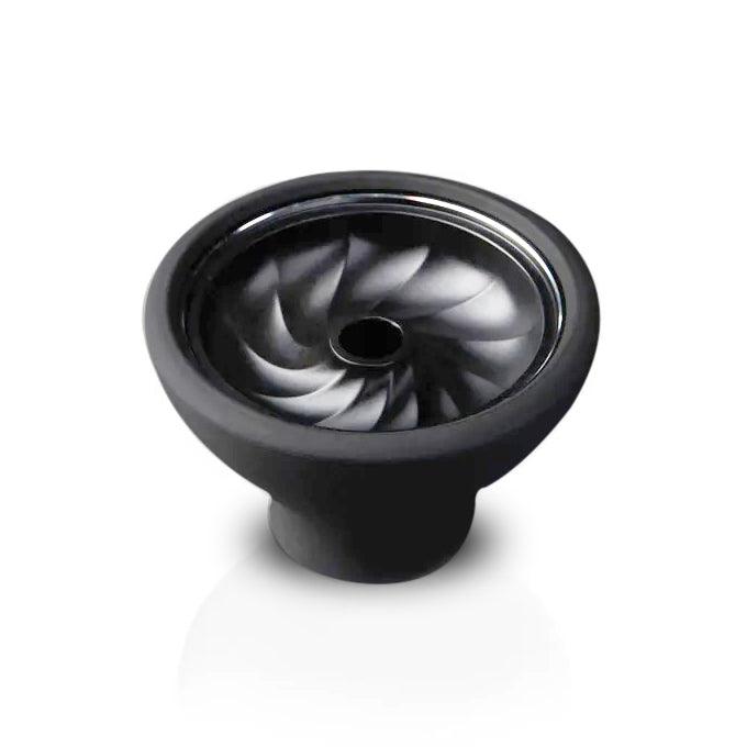 Kaloud Krysalis Samsaris Lapis II Black Silicone Black Ceramic - shishagear - UK Shisha Hookah Black Friday
