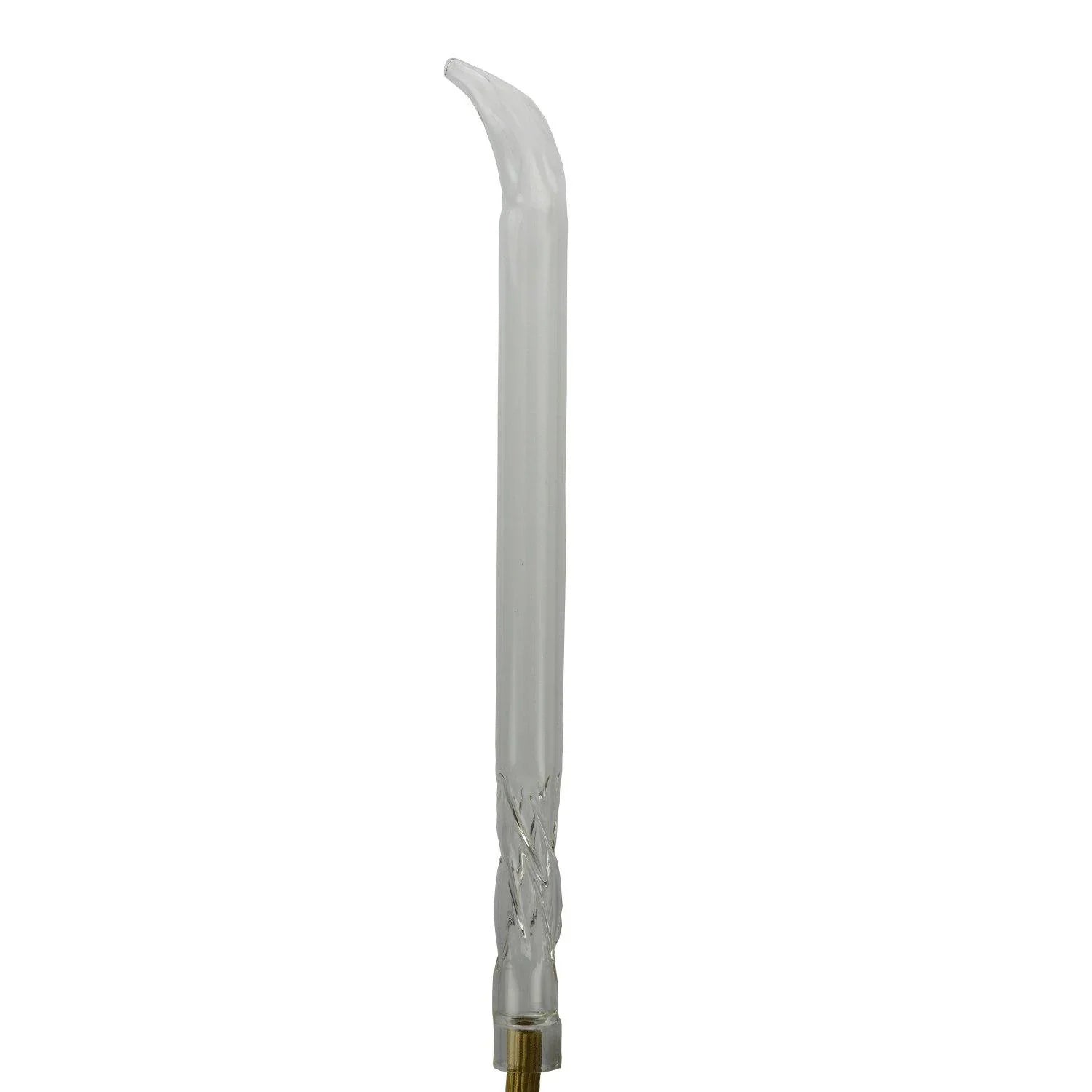 Dschinni Cobra Glass Hose Tip Clear Mouthpiece - shishagear - UK Shisha Hookah Black Friday