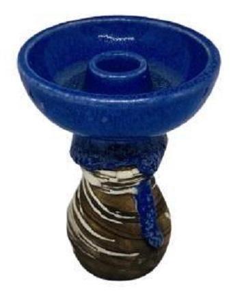 Kolos Harunta Hookah Bowl - Rustic Blue - shishagear - UK