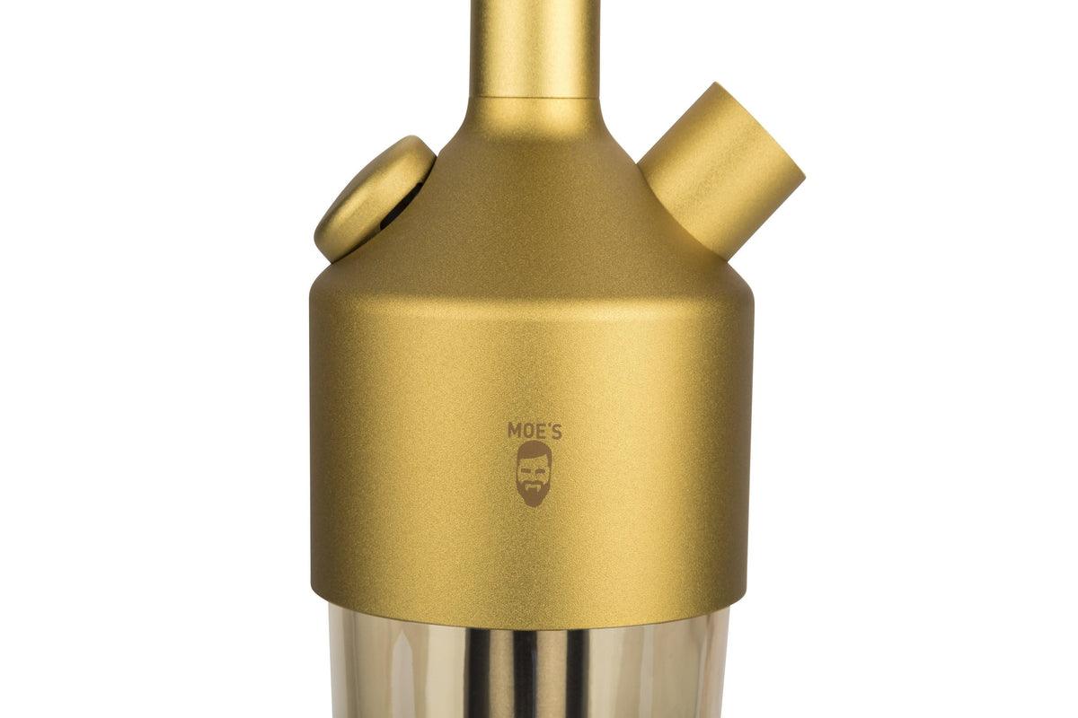 Moe’s Shisha ONES S Aluminium Gold Matt / Gold Matt - shishagear - UK