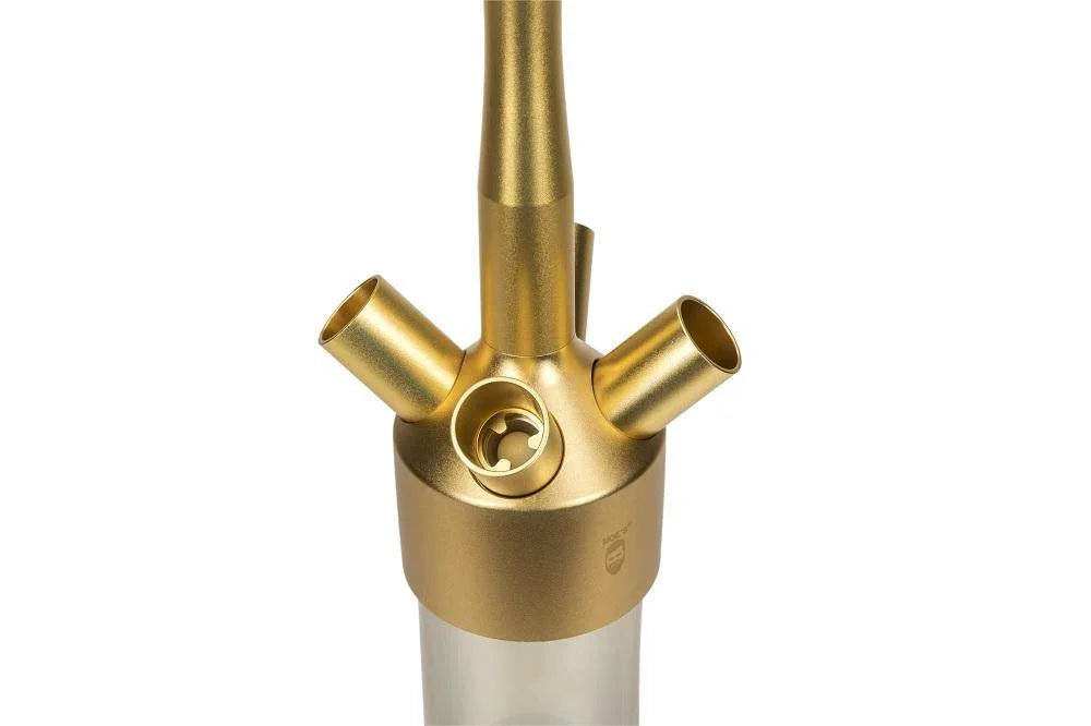 MOE'S WANTED M2 Aluminium Gold MattHookah Set - shishagear - UK