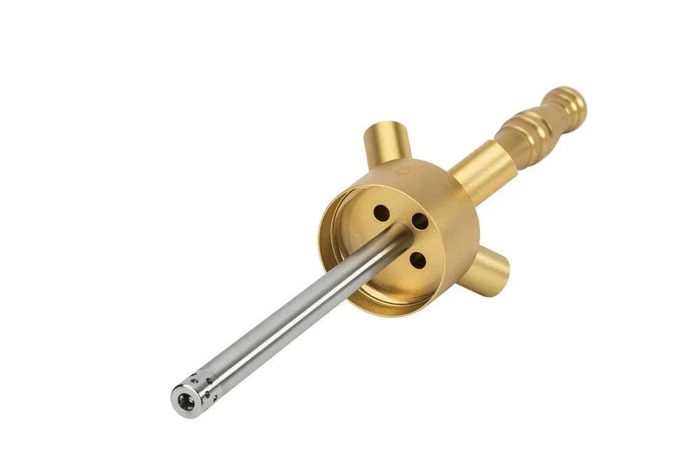 MOE'S WANTED M2 Aluminium Gold MattHookah Set - shishagear - UK