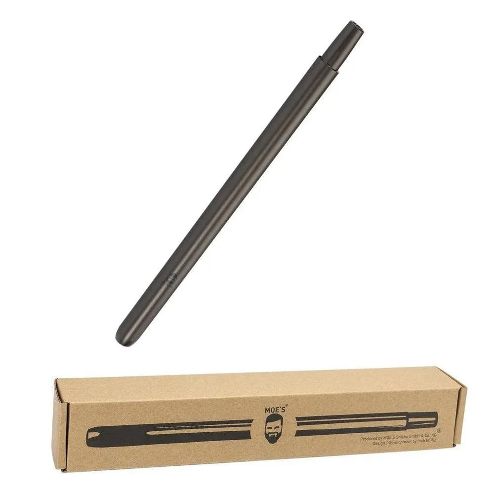 MOE'S WANTED Anthracite Matt Mouthpiece - shishagear - UK Shisha Hookah