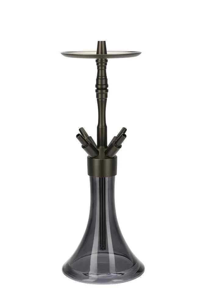 MOE'S WANTED M2 Aluminium Anthracite Matt Hookah Set - shishagear - UK