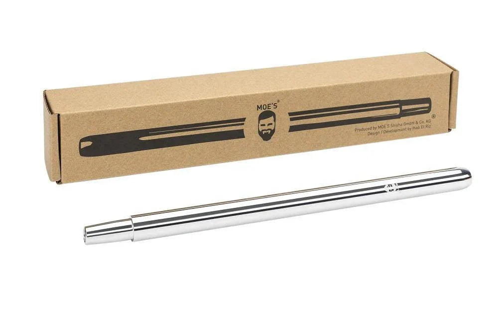 MOE&#39;S WANTED Polished Aluminium Mouthpiece - shishagear - UK