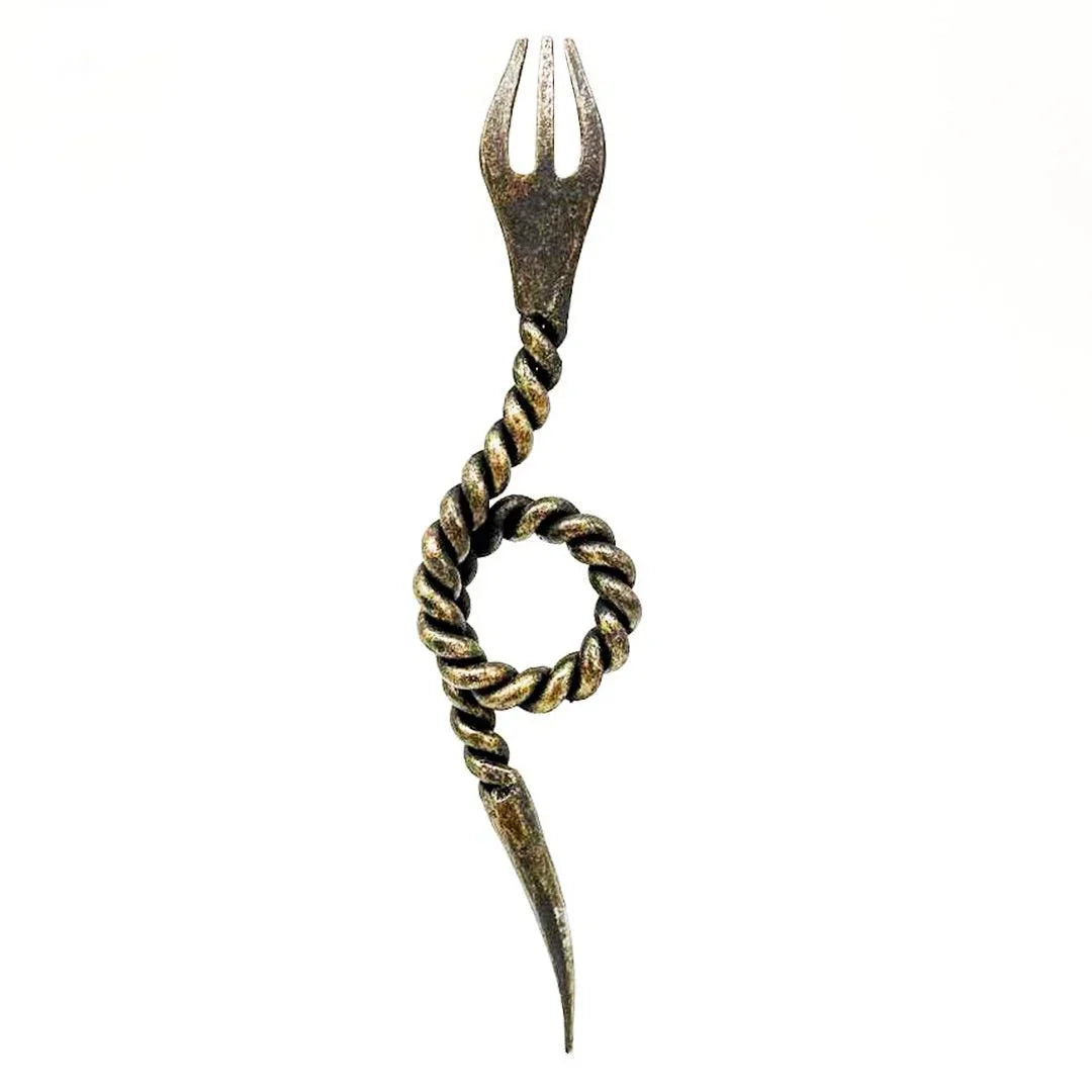 Moon Poker &amp; Fork Loop (17cm) - shishagear - UK Shisha Hookah Black Friday