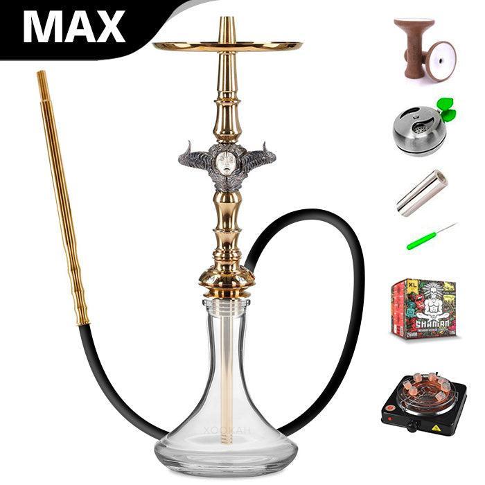 Maklaud Hookah X Helios Ishet Z - Gold - shishagear - UK Shisha Hookah Black Friday