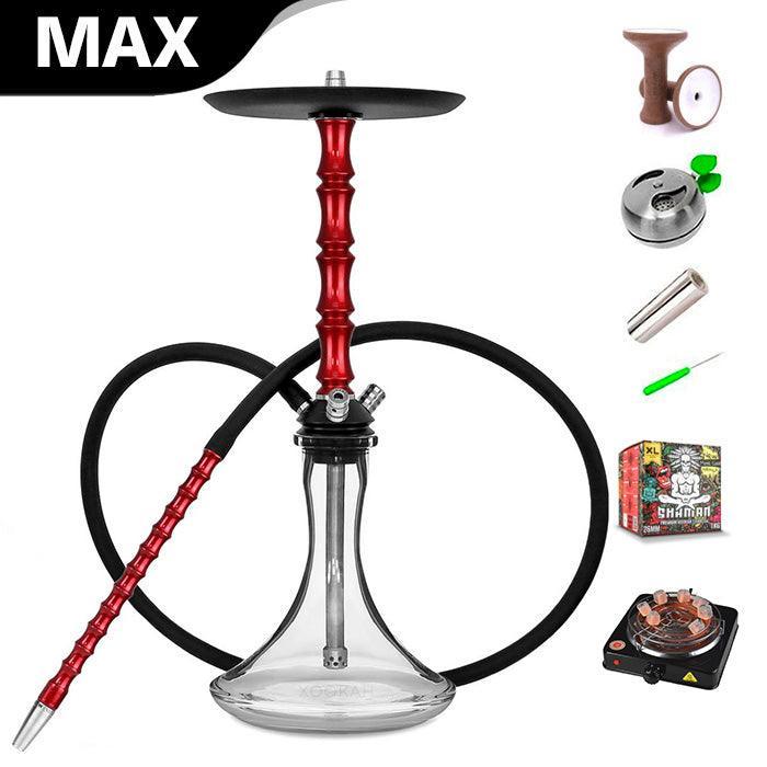 Mamay Customs Asia Mini Hookah - Burgundy - shishagear - UK Shisha Hookah Black Friday
