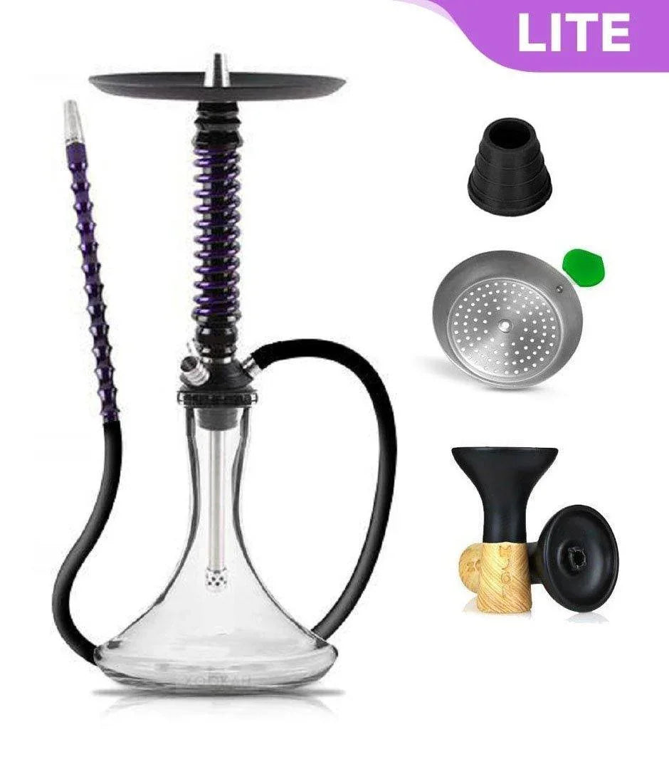 Mamay Customs Coilover Mini Black Purple Shisha - shishagear - UK