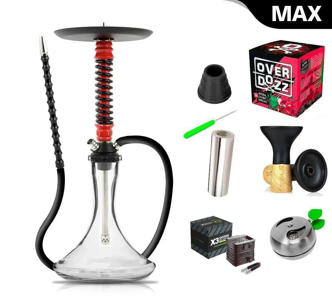 Mamay Customs Coilover Mini Red Black Shisha - shishagear - UK
