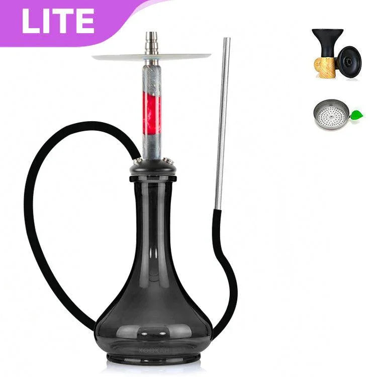 Marowood Stick Hookah With Base Set - Red Resin Stabwood - shishagear - UK Shisha Hookah Black Friday