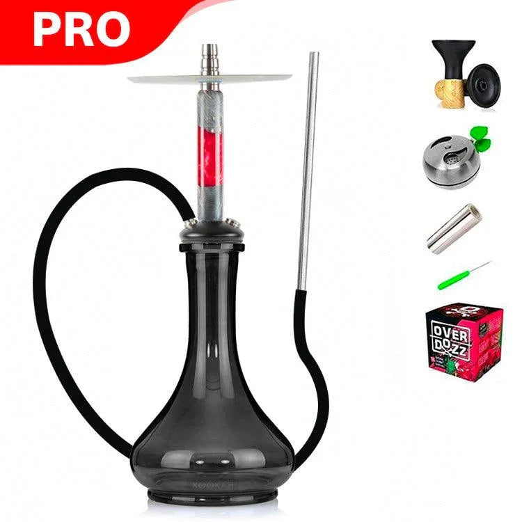 Marowood Stick Hookah With Base Set - Red Resin Stabwood - shishagear - UK Shisha Hookah Black Friday