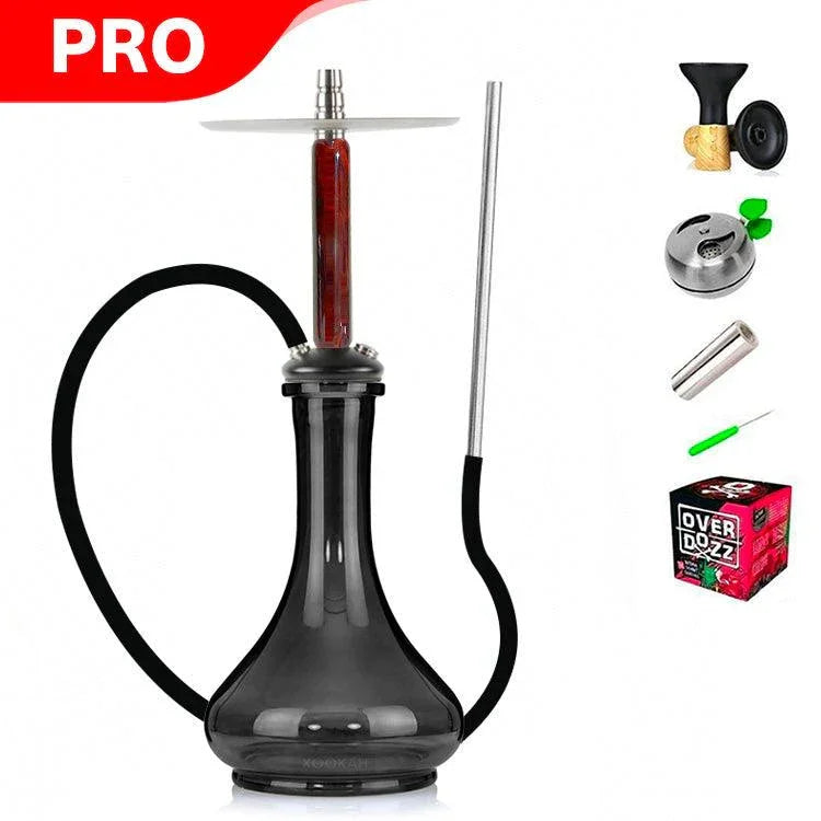 Marowood Stick Hookah With Base Set - Red Resin - shishagear - UK Shisha Hookah Black Friday