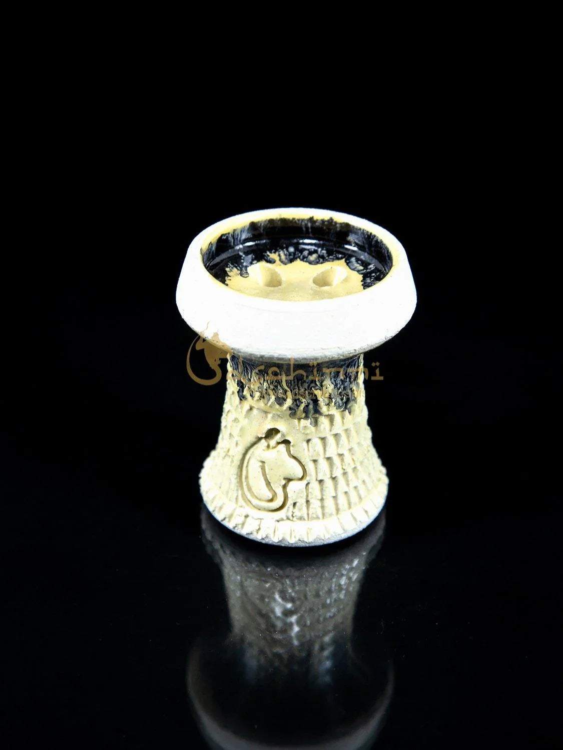 Dschinni Firebrick Nero Black Bowl (not compatible with Seflex) - shishagear - UK Shisha Hookah Black Friday