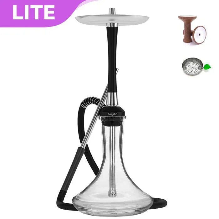 MattPear Simple S Pro Slim Hookah - Black - shishagear - UK Shisha Hookah Black Friday