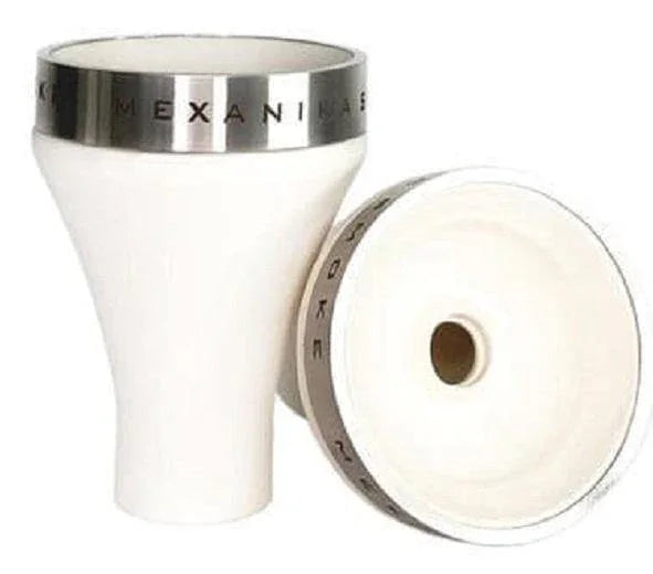 Mexanika Smoke MS Phunnel Bowl - White - shishagear - UK