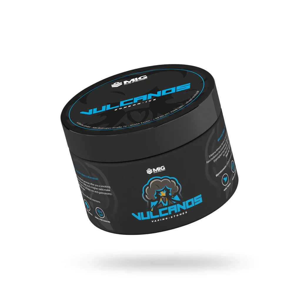Mig Vulcanos Stones 150g - BonBon Ice - Hookah Shisha - UK - black ...
