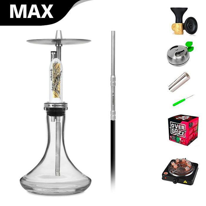 El Bomber Shisha With Base - Mihendi - shishagear - UK Shisha Hookah Black Friday
