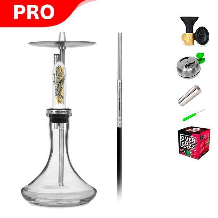 El Bomber Shisha With Base - Mihendi - shishagear - UK Shisha Hookah Black Friday