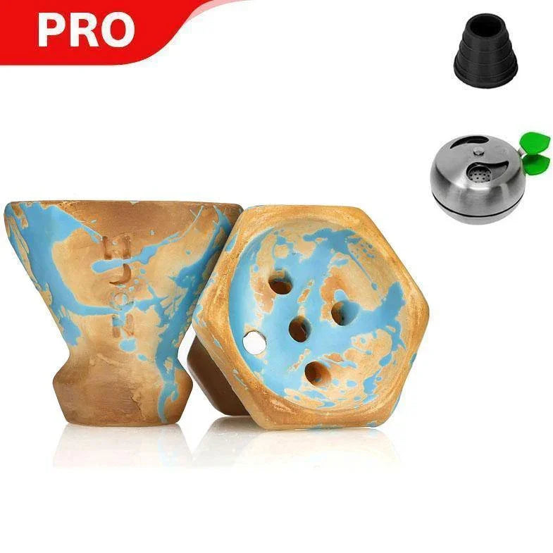 Moon Grand Cap Bowl - Matt Blue - shishagear - UK