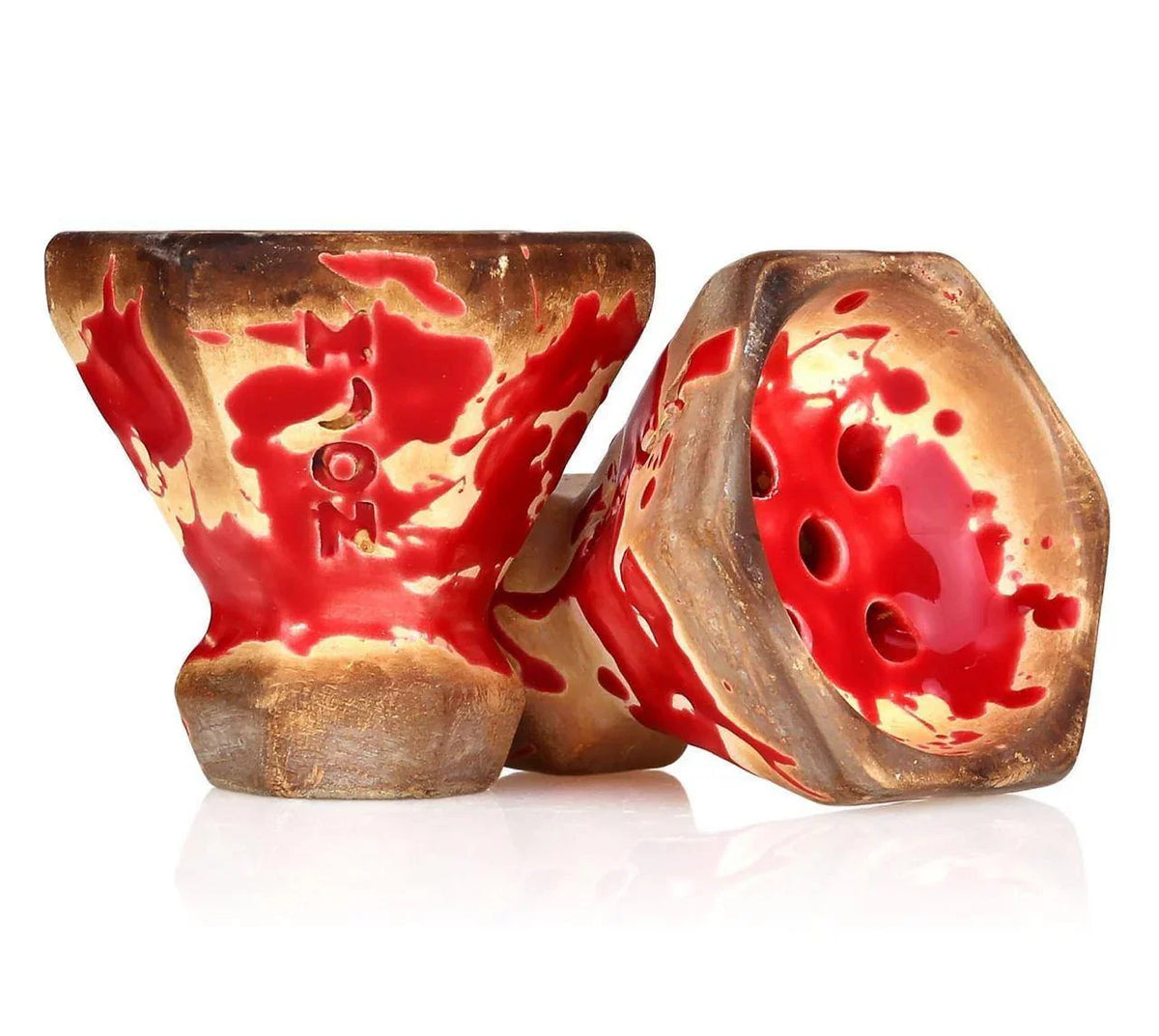 Moon Grand Cap Bowl - Red - shishagear - UK
