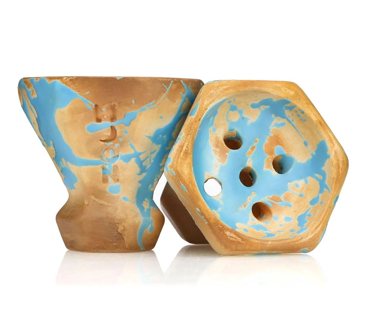 Moon Grand Cap Bowl - Matt Blue - shishagear - UK