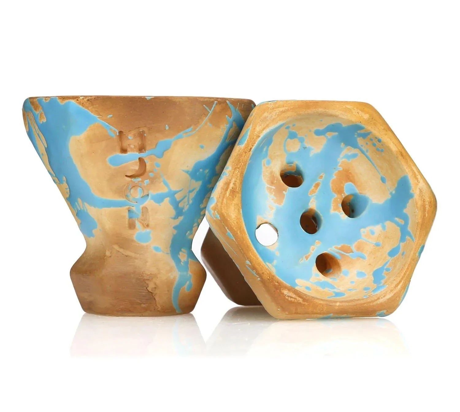 Moon Grand Cap Bowl - Matt Blue - shishagear - UK