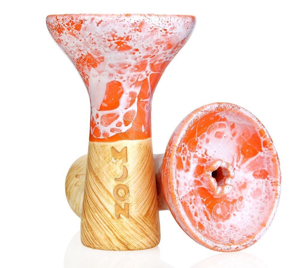 Moon Phunnel Bowl - Orange Marble - shishagear - UK