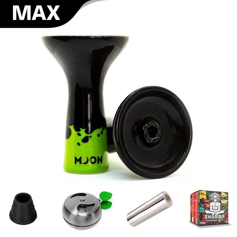 Moon Phunnel Bowl 2.0 - Green - shishagear - UK Shisha Hookah Black Friday