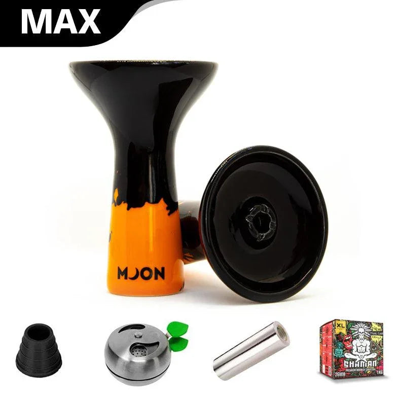 Moon Phunnel Bowl 2.0 - Orange - shishagear - UK Shisha Hookah Black Friday