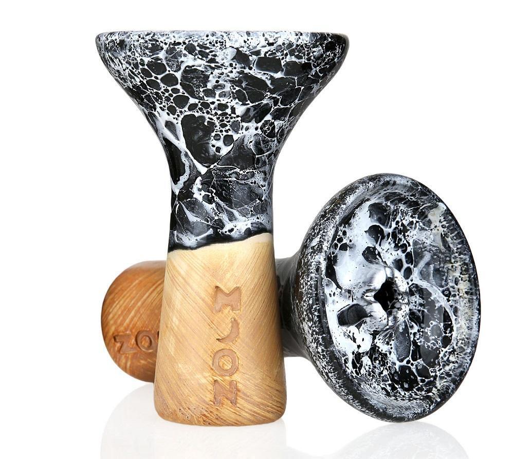 Moon Phunnel Marble Bowl - Black - shishagear - UK