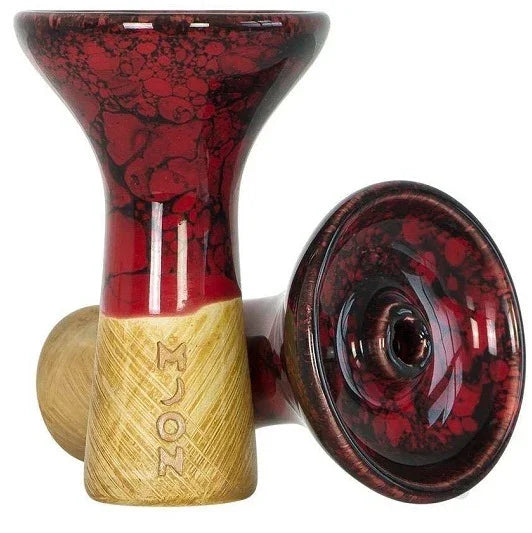 Moon Phunnel Marble Bowl - Red Black - shishagear - UK