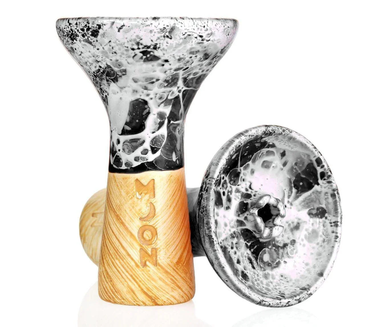 Moon Phunnel Marble Bowl - White - shishagear - UK