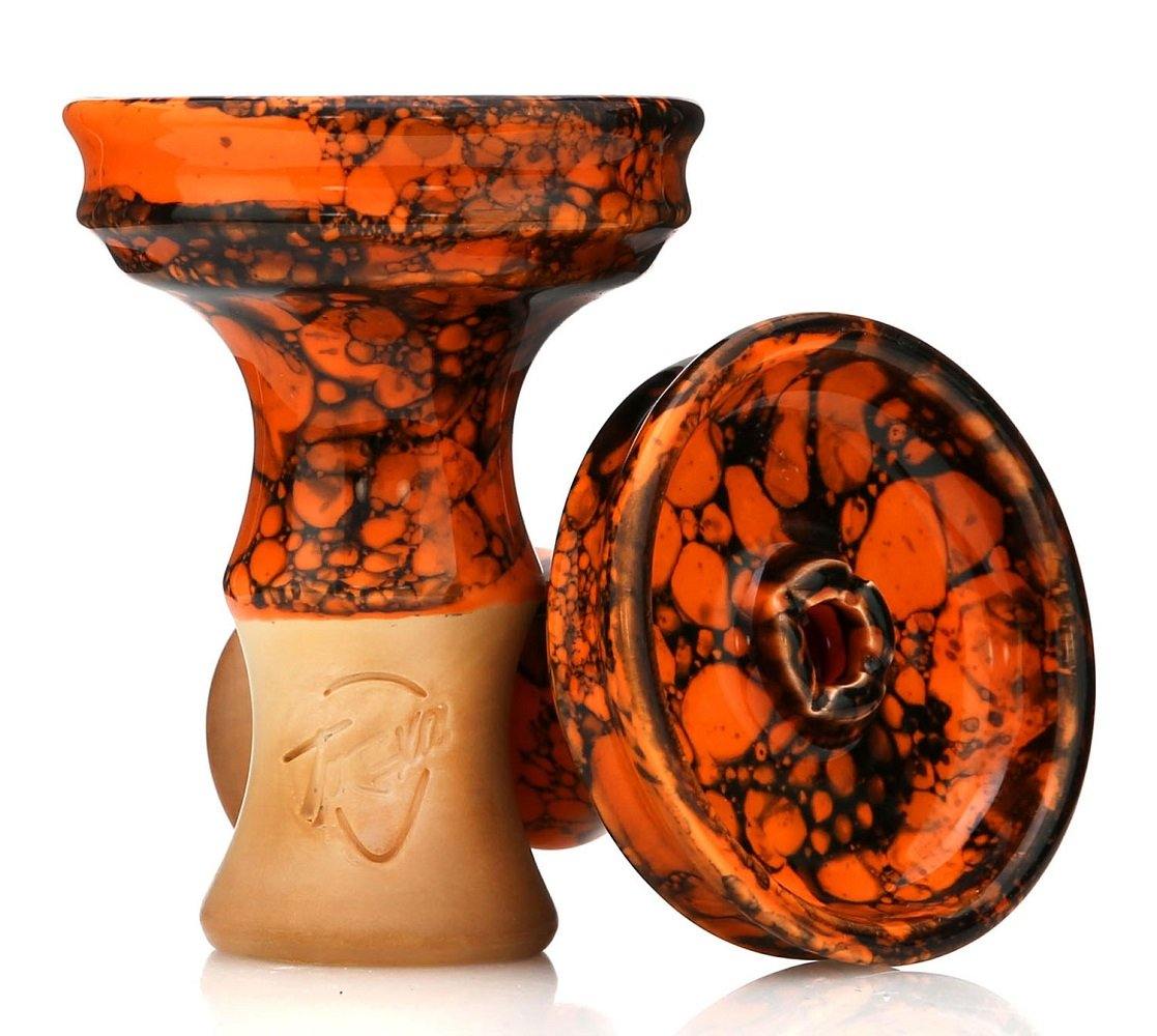Moon Tresha Kitti Phunnel Bowl - Marble Orange - shishagear - UK
