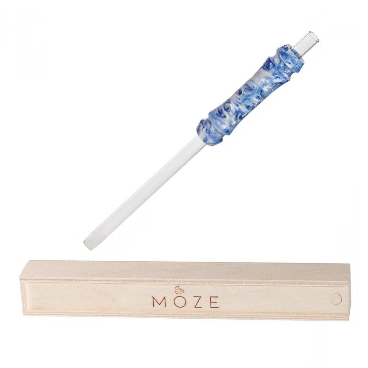 Moze Breeze Mouthpiece - Silver Blue - shishagear - UK Shisha Hookah