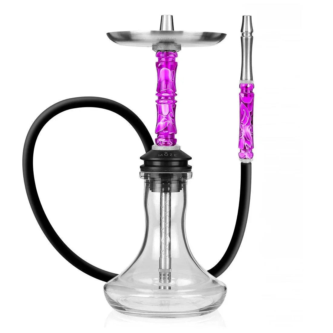 Moze Breeze Two Hookah - Wavy Purple - shishagear - UK Shisha Hookah Black Friday