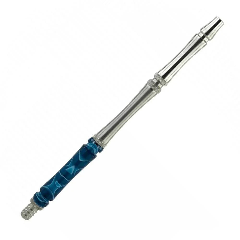 Moze Breeze Two Mouthpiece - Wavy Blue - shishagear - UK Shisha Hookah