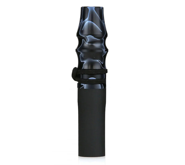 Moze Tip Mouth Tip - Wavy Line Black - shishagear - UK Shisha Hookah Black Friday