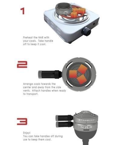 Starbuzz NAR Heat Management Head - shishagear - UK Shisha Hookah Black Friday