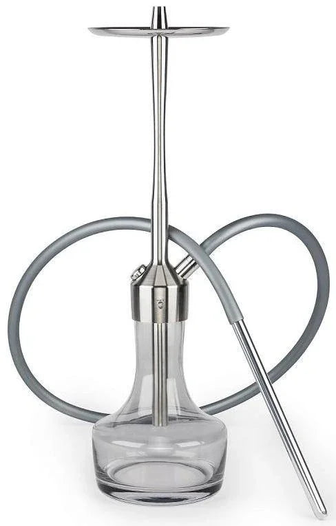 Moe’s ONES S Stainless Steel Shisha - Grey - shishagear - UK Shisha Hookah Black Friday