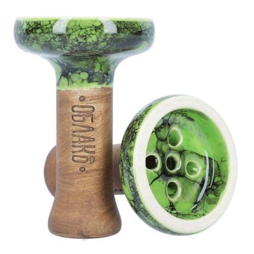Oblako Black Killer Glazed Bowl - Neon Green (41) - shishagear - UK Shisha Hookah Black Friday